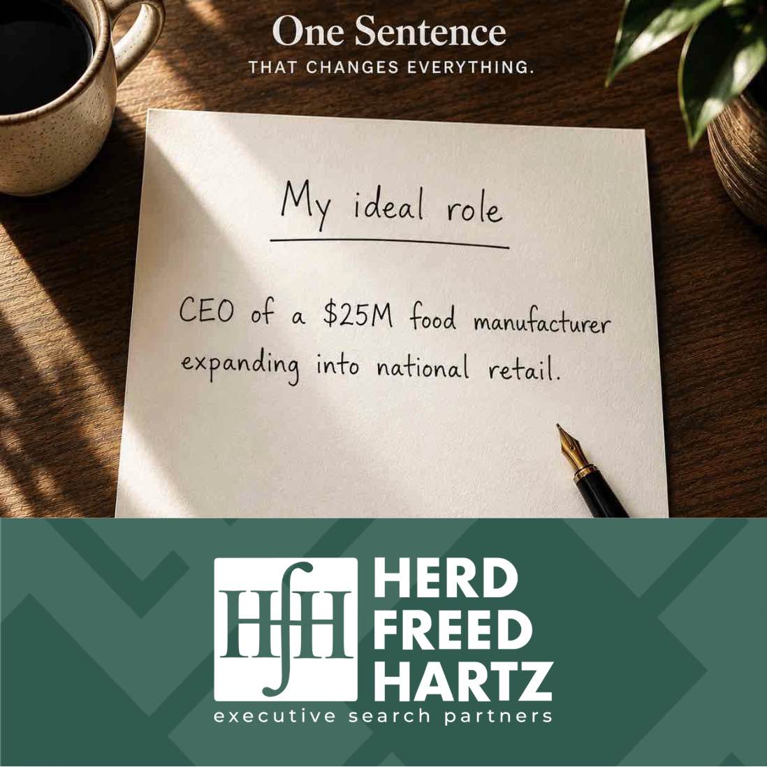 Note about ideal CEO role.