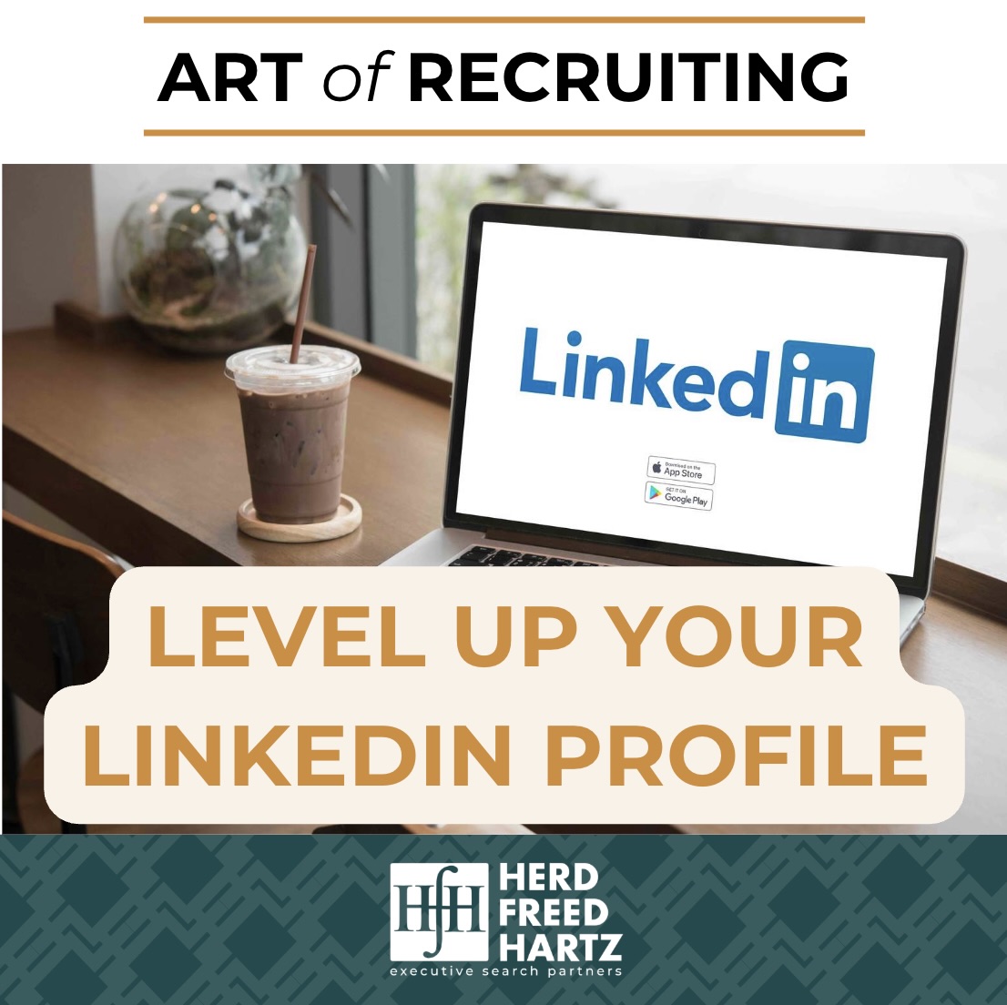 LinkedIn profile improvement advertisement
